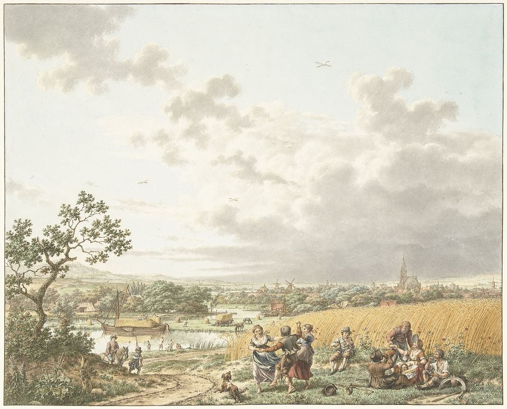 Zomer, middag en lucht (1797) by Jacob Cats 1741 1799