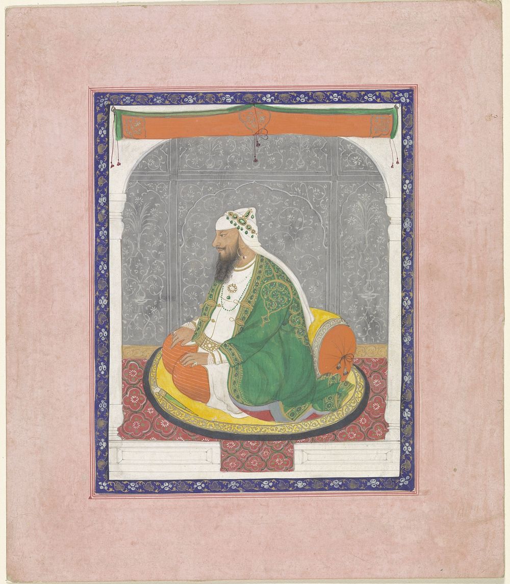 Portret van Kapur Singh (1850) by anonymous
