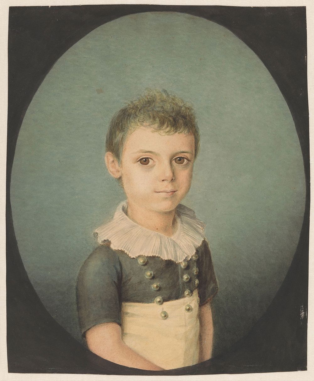 Portret van Anthony Adriaan van Oldenbarneveld genaamd WitteTullingh als kind (c. 1810 - 1815) by anonymous