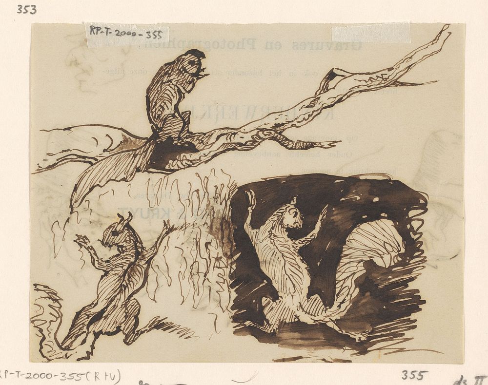 Eekhoorn (1840 - 1880) by Johannes Tavenraat