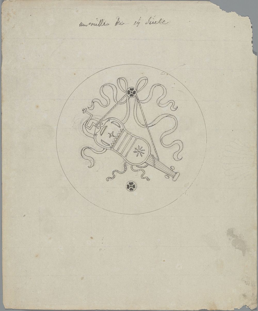 Une vielle du 14 siècle (in or before 1828) by Pierre Félix van Doren