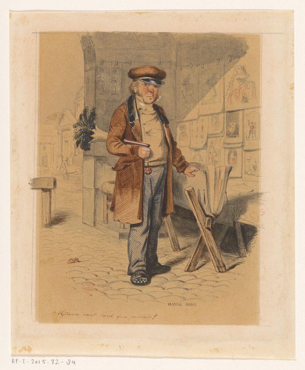Prenthandelaar (c. 1850 - c. 1900) by Henri Adan and Karl Girardet
