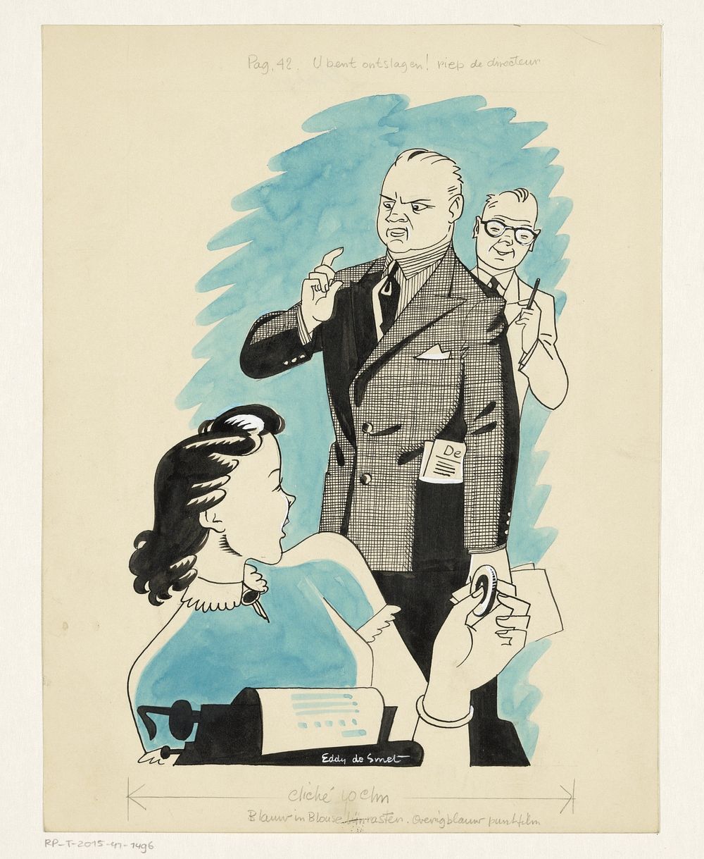 Marjo wordt ontslagen (in or before 1946) by Eddy de Smet