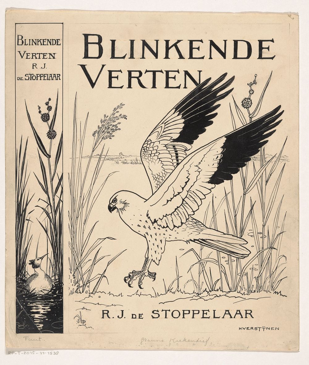 Bandontwerp voor: R.J. de Stoppelaar, Blinkende verten, 1930 (in or before 1930) by Henri Verstijnen
