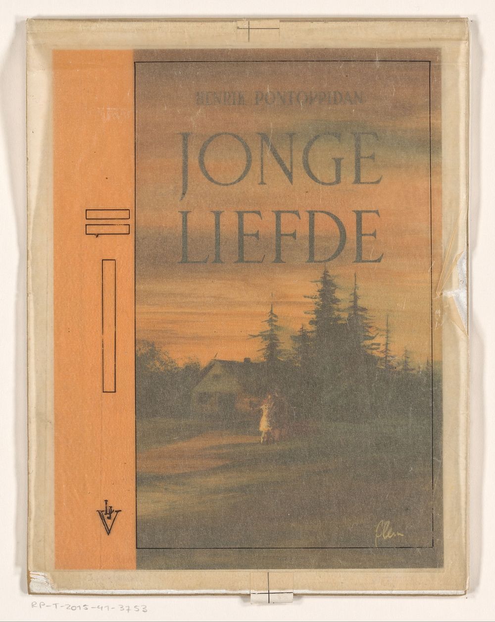 Bandontwerp voor: Hendrik Pontoppidan, Jonge liefde (Ung Elskov en Minder), 1947 (in or before 1947) by Studio Flem