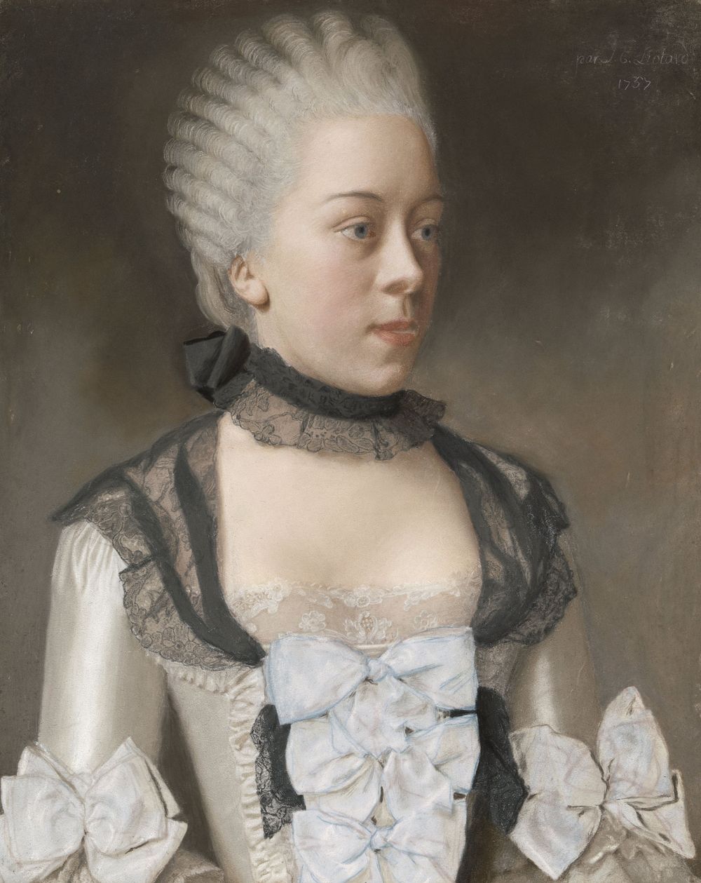 Wilhelmina Hillegonda Schuyt (1757) by Jean Etienne Liotard