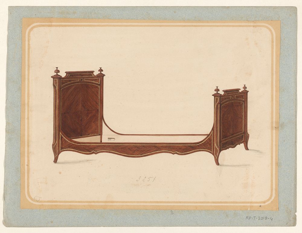 Bed (c. 1835 - c. 1935) by anonymous