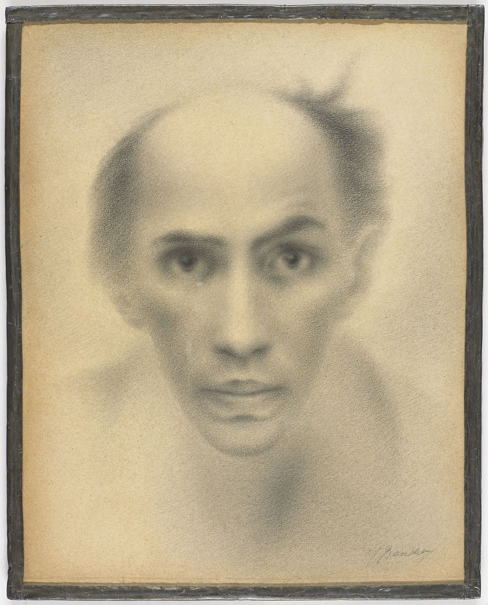 Zelfportret (c. 1930) by Jacob Bendien