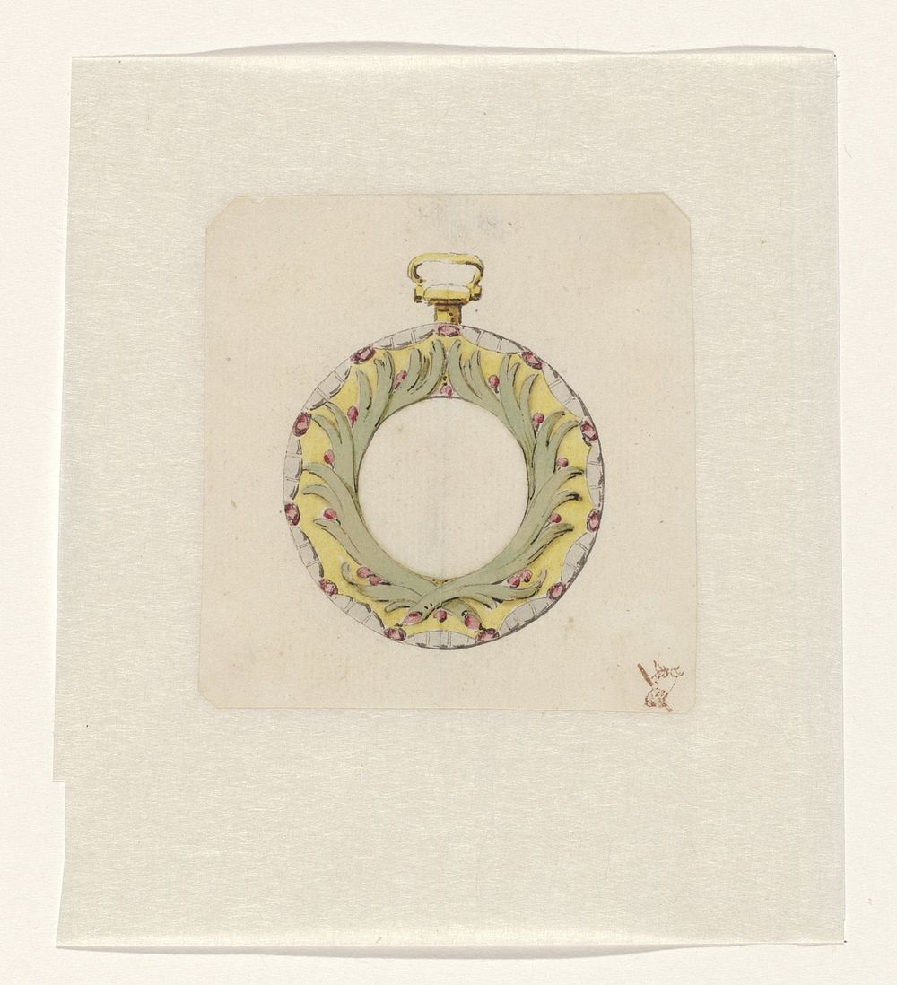 Two designs for watch-cases (c. 1765 - c. 1780) by anonymous and Pierre Moreau