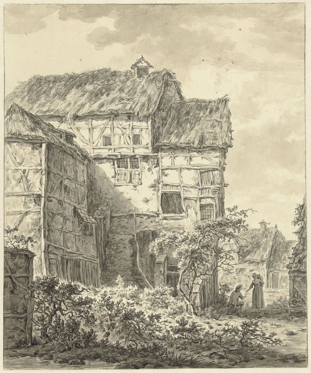 Huis te Mettmann, boven Düsseldorf (1784) by Johannes Elffers