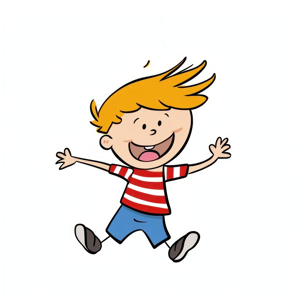 Candy cartoon drawing child.