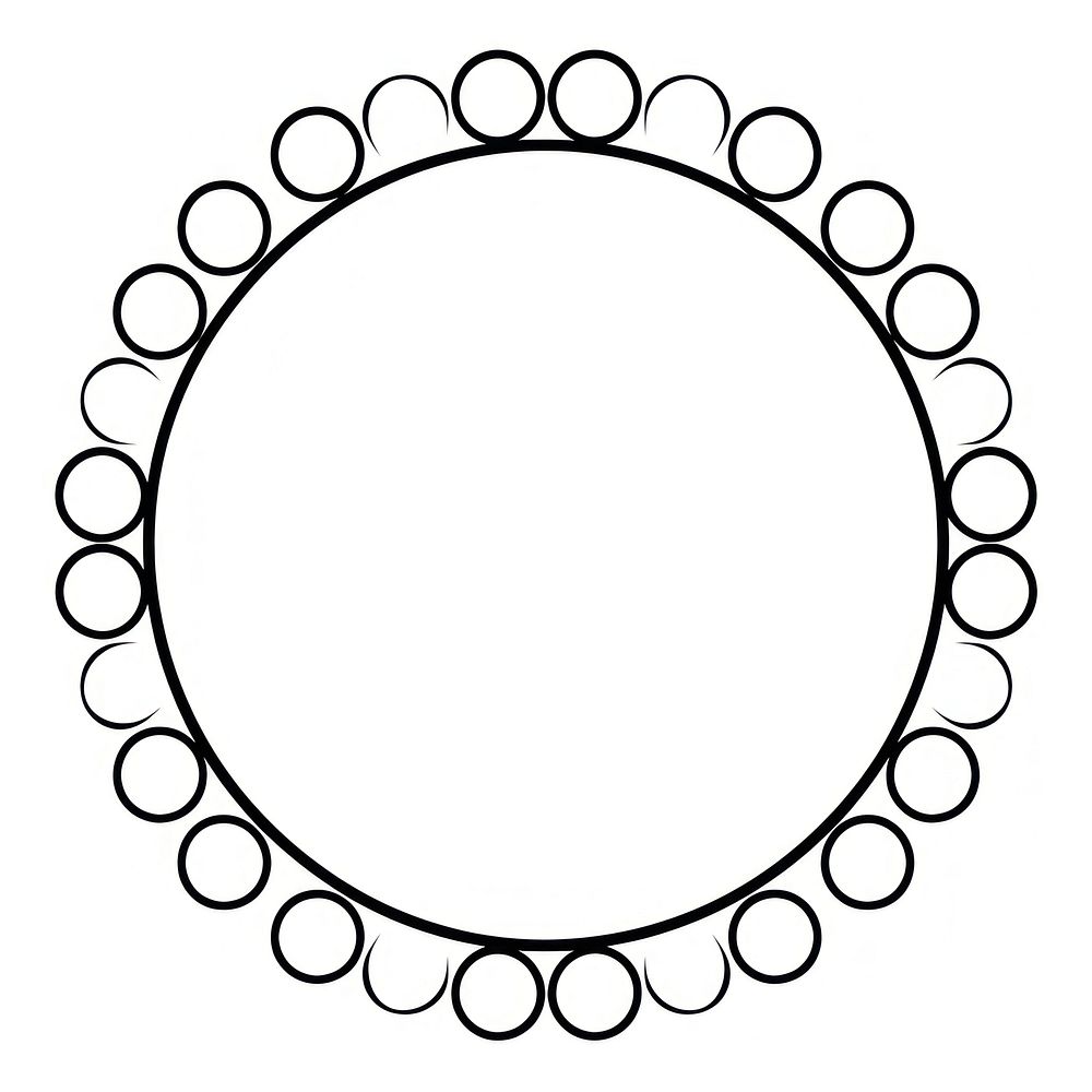 Circle shape line monochrome.