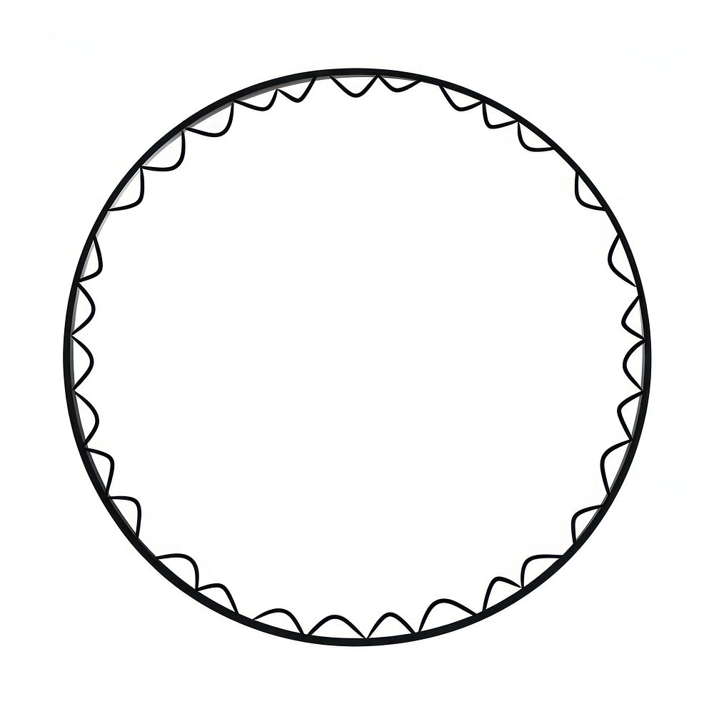 Circle line monochrome pattern.