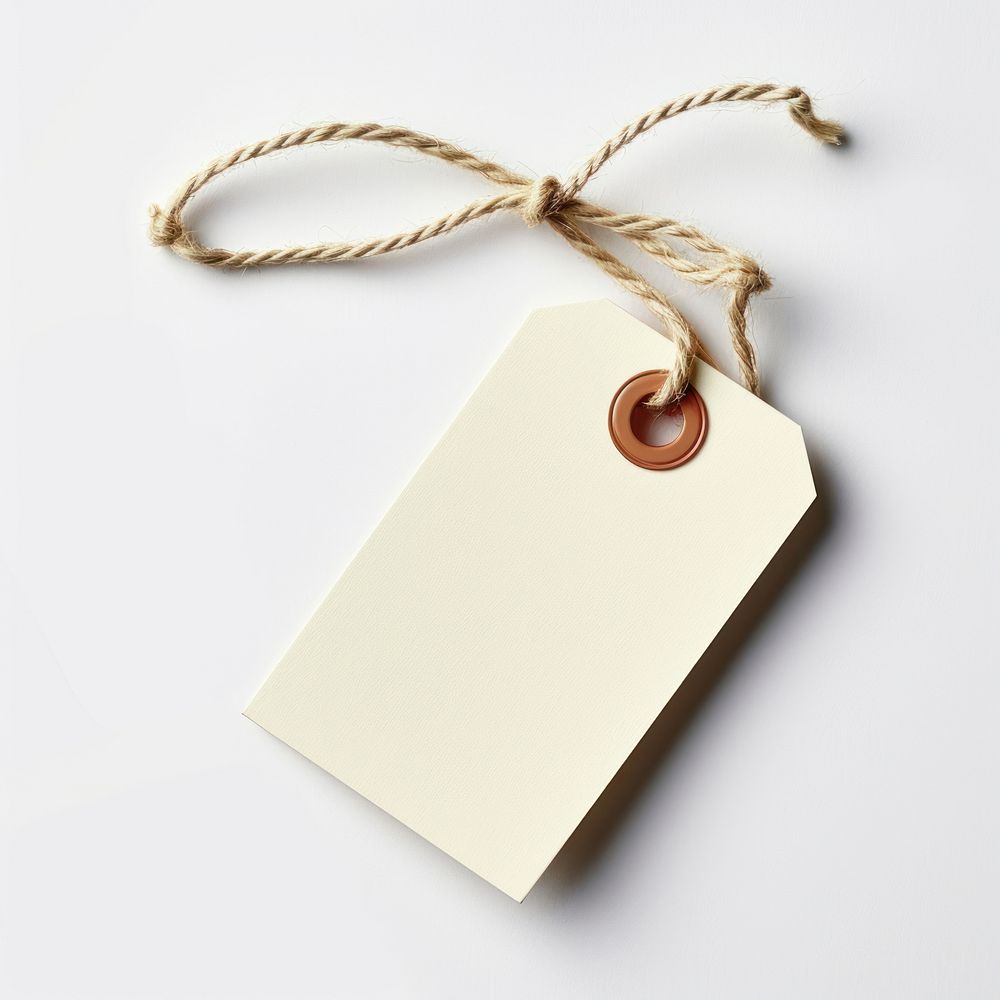 Label price tag white background accessories rectangle.