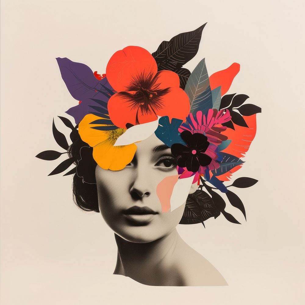 Cut paper collage women art | Premium Photo Illustration - rawpixel