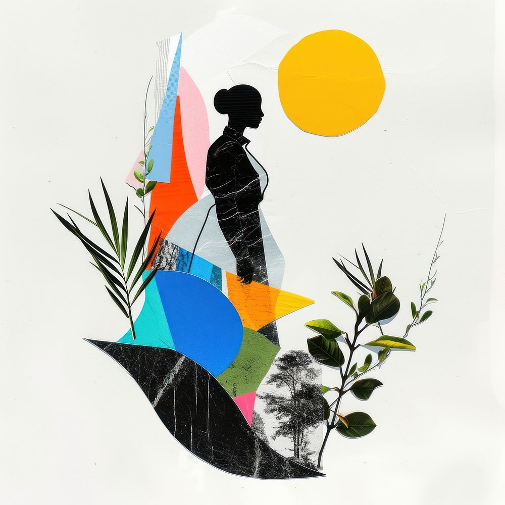 Cut paper collage women art | Premium Photo Illustration - rawpixel