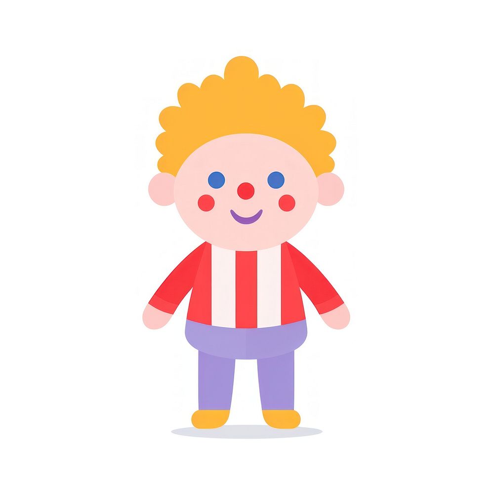  Clown cartoon cute toy. AI generated Image by rawpixel.