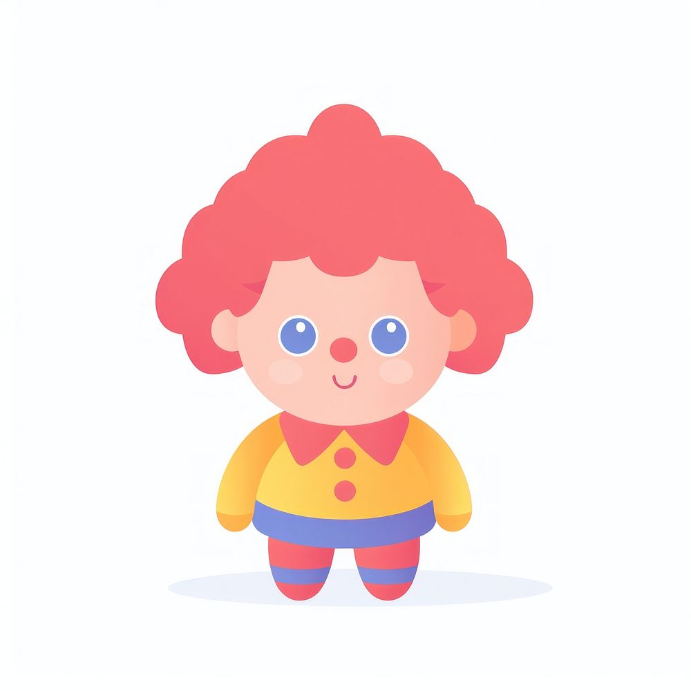  Clown cartoon cute toy. AI generated Image by rawpixel.