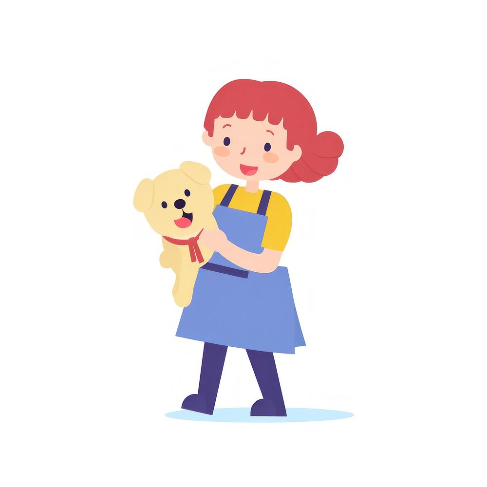  Maid holding cartoon cute. AI generated Image by rawpixel.