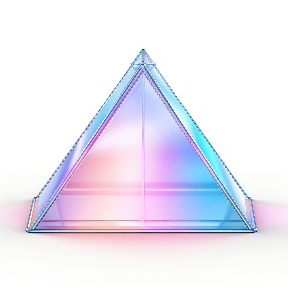 Event tent icon white background abstract triangle.