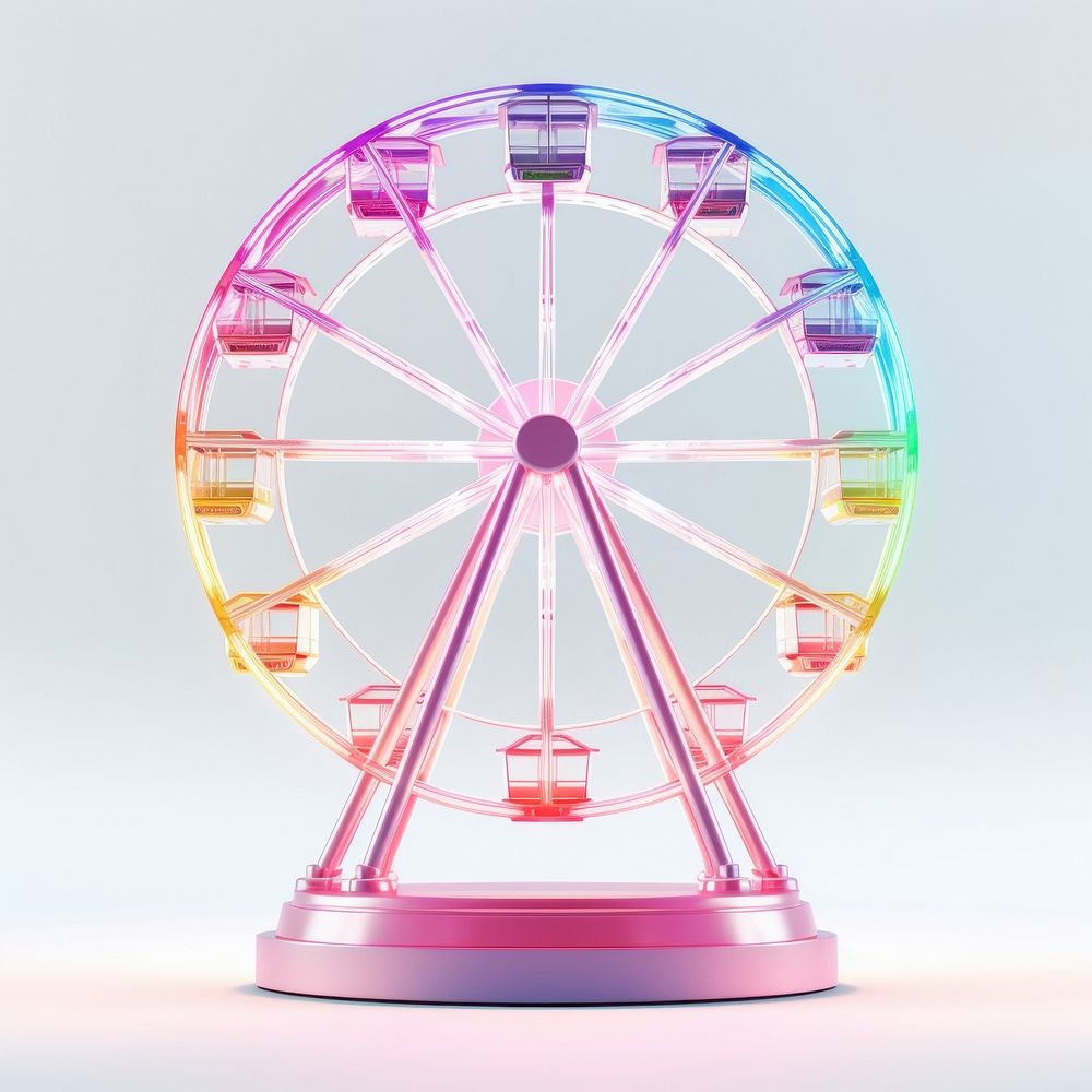 Ferris wheel fun merry-go-round recreation.