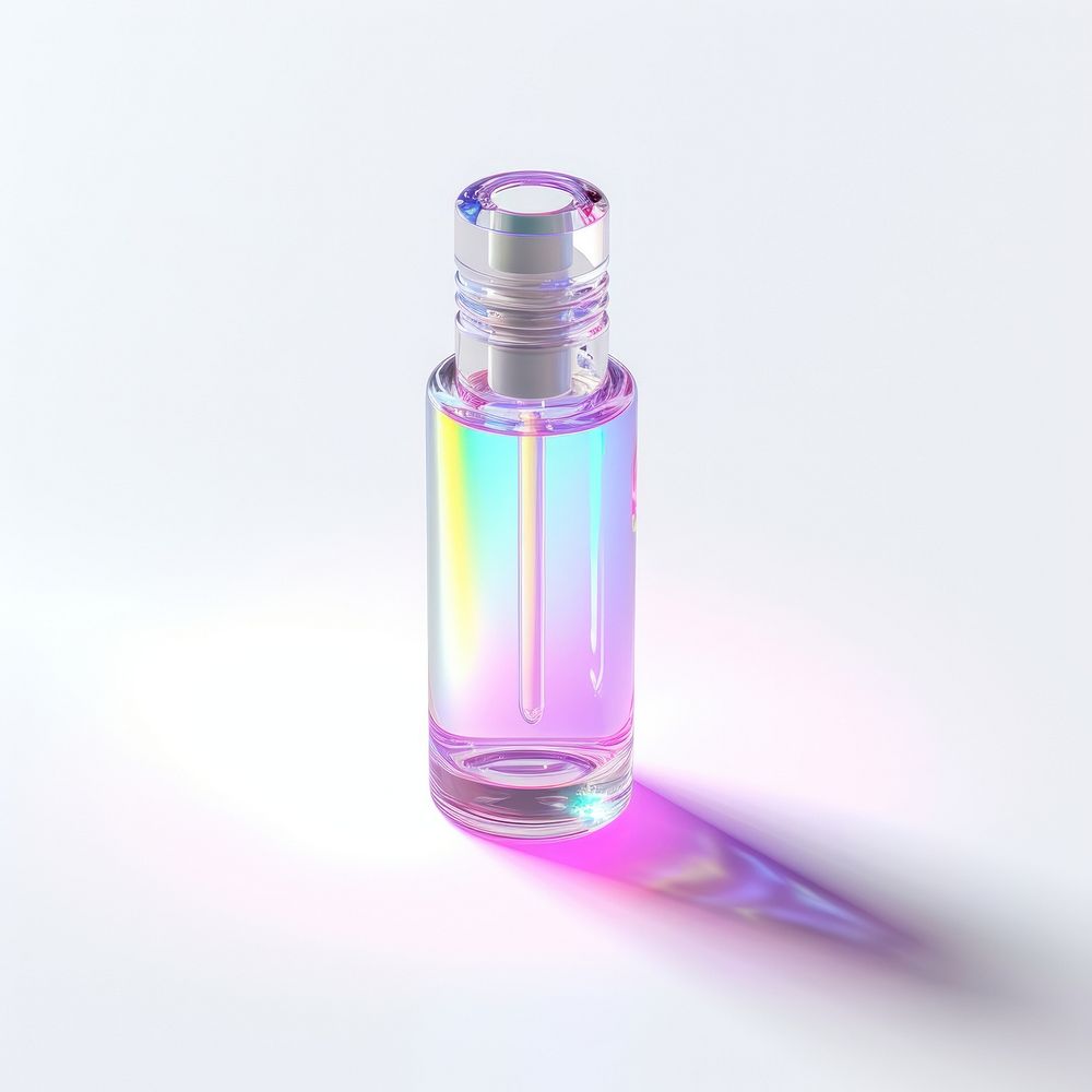 Injection vial cosmetics perfume bottle.
