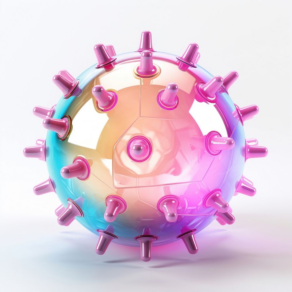 Virus purple microbiology protection.