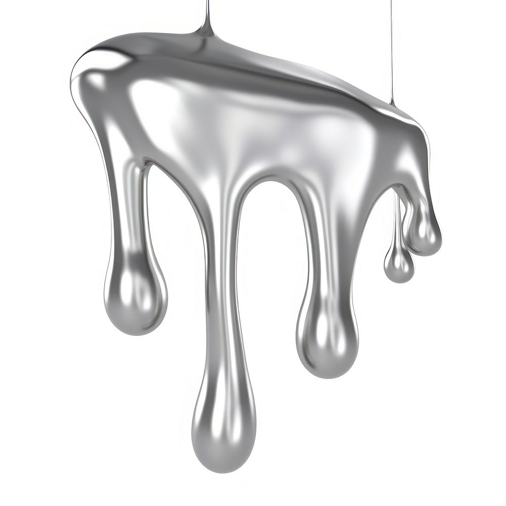Mobile melting dripping silver drawing metal.