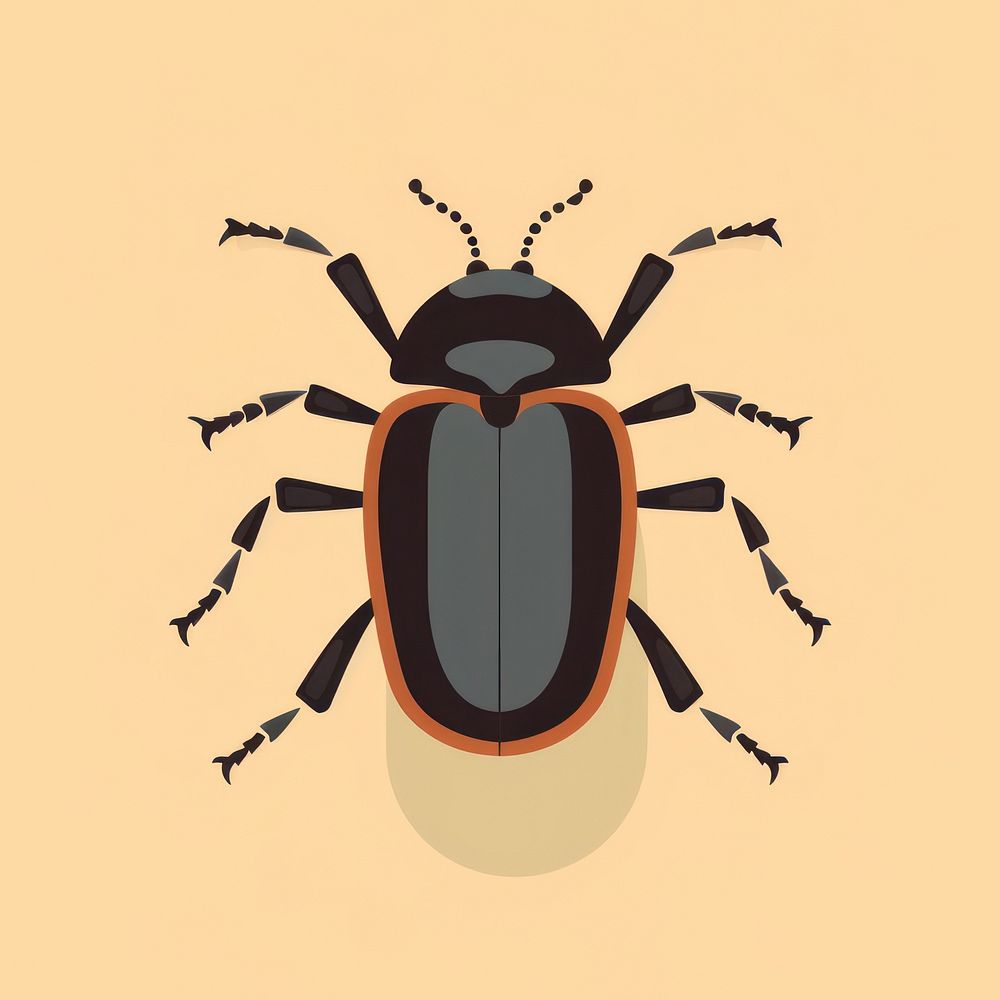 Beetle animal insect invertebrate. AI generated Image by rawpixel.