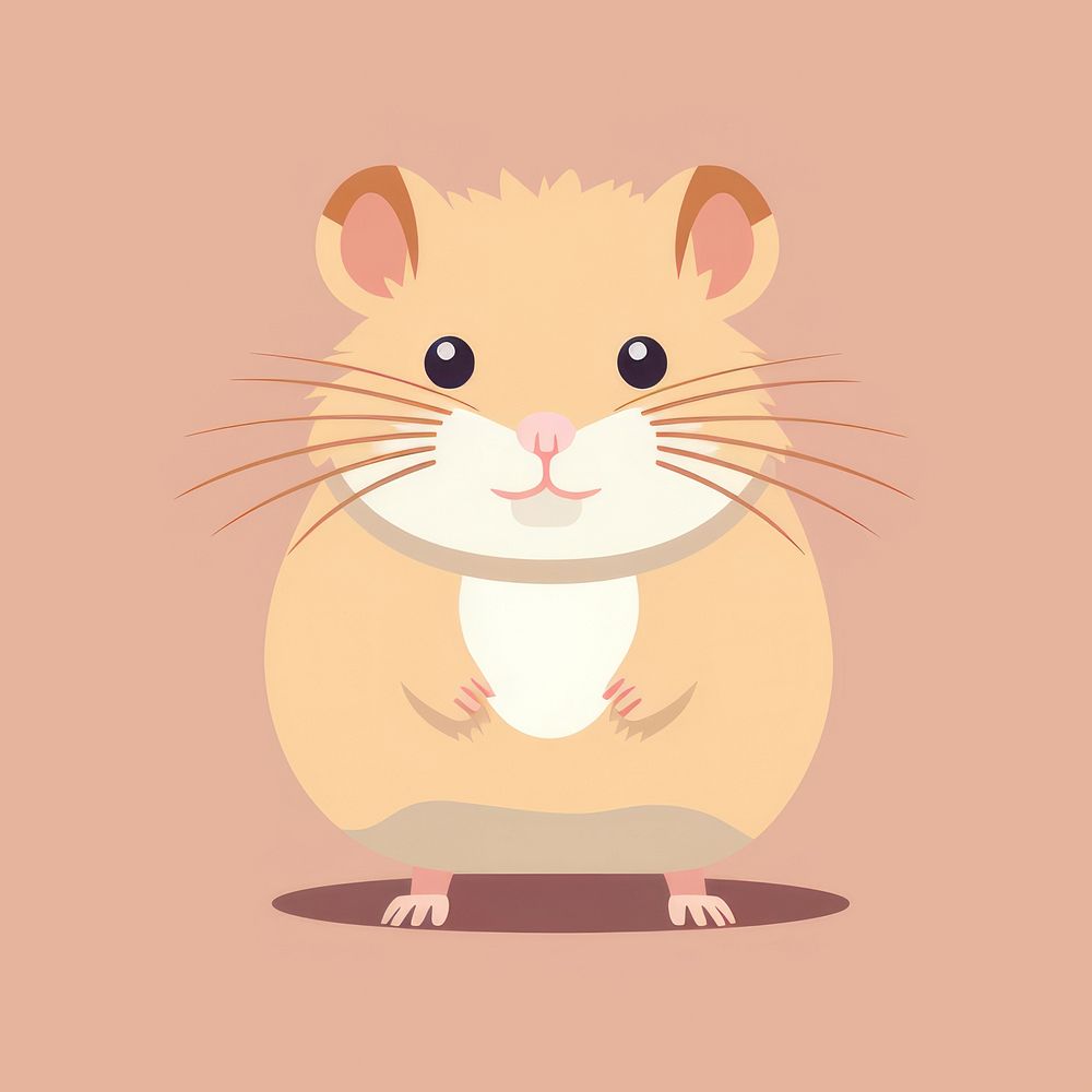 Hamster rat rodent animal. AI generated Image by rawpixel.