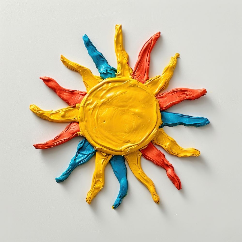Plasticine of sun art confectionery accessories.