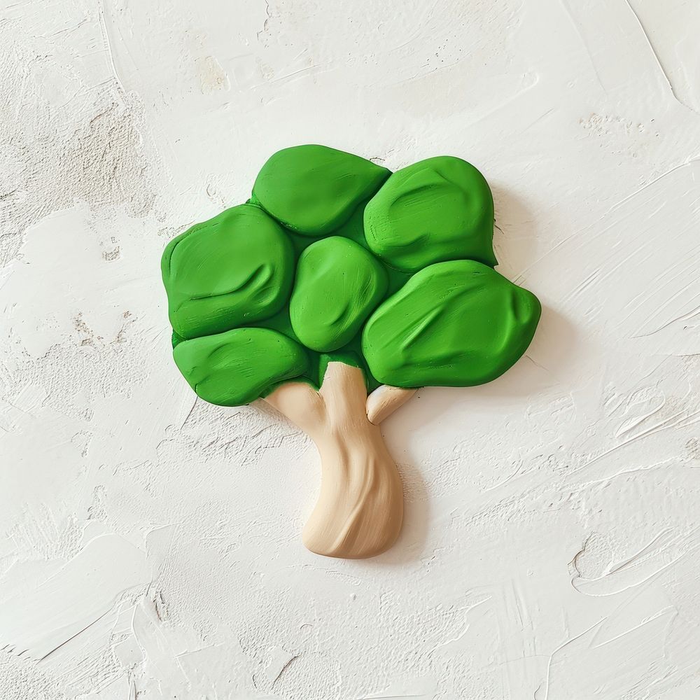 Plasticine of tree food confectionery creativity.