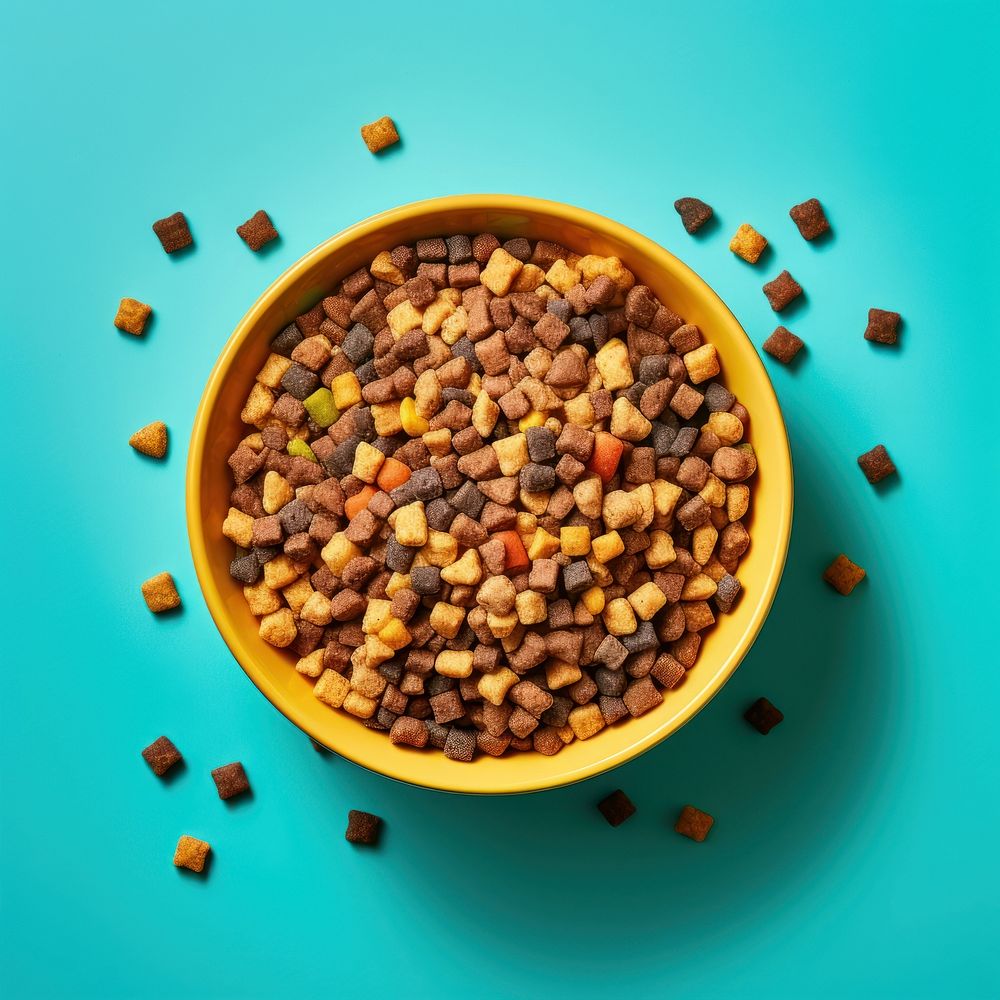 Dog bowl food ingredient vegetable. AI generated Image by rawpixel.