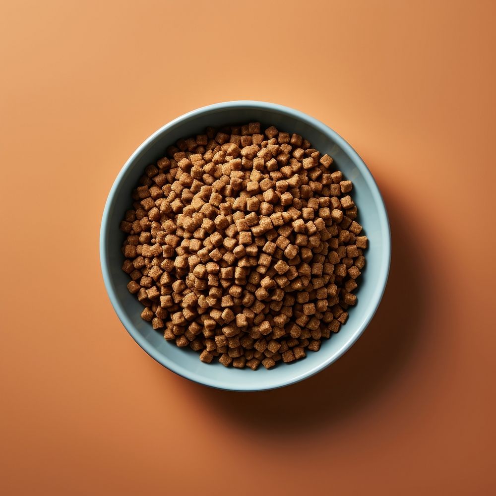 Dog bowl food simplicity ingredient. AI generated Image by rawpixel.