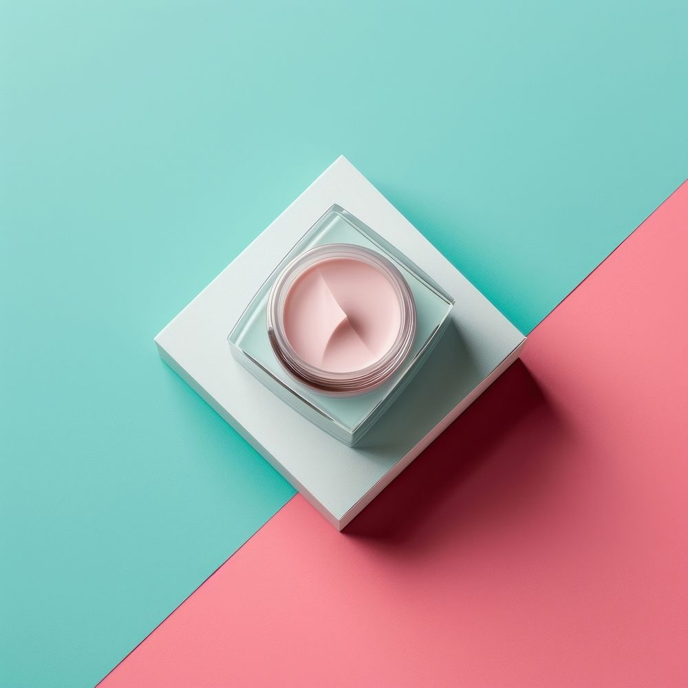 Beauty Cream Box cosmetics lighting circle. AI generated Image by rawpixel.