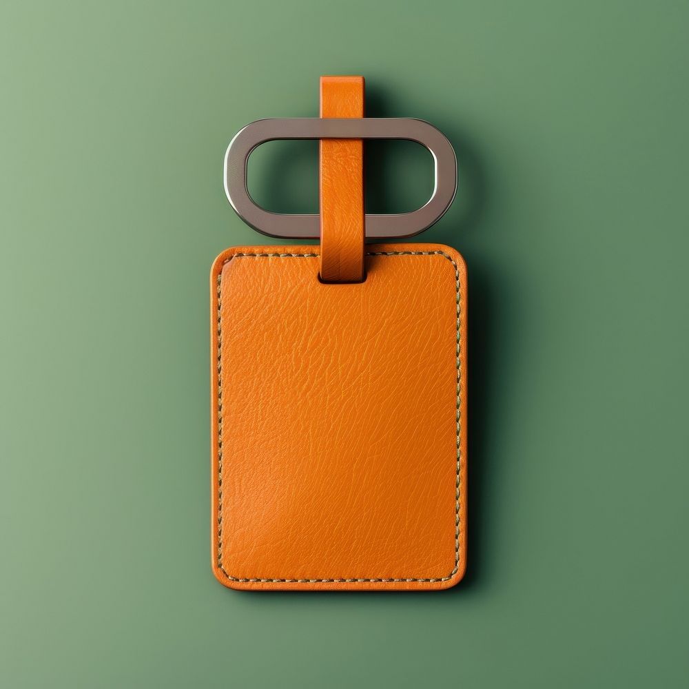 Luggage Tag mockup accessories accessory keychain. AI generated Image by rawpixel.