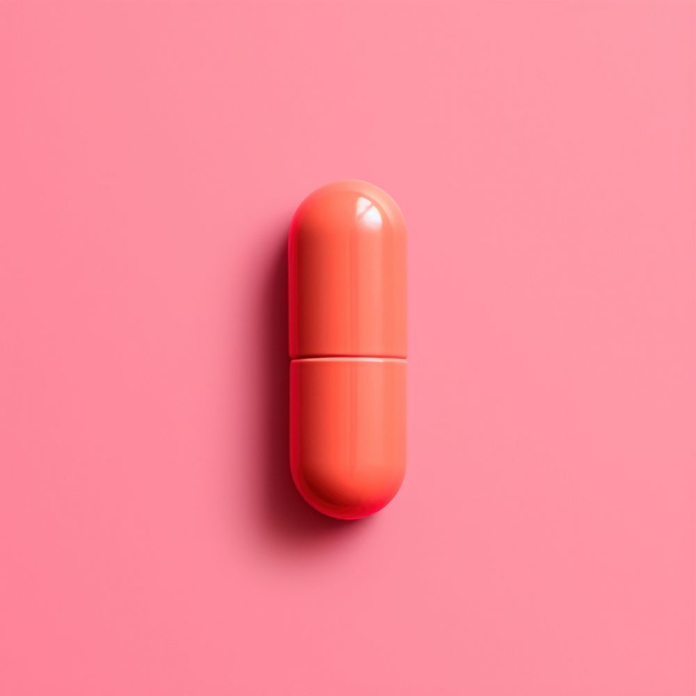 Pill capsule medication cosmetics. AI generated Image by rawpixel.