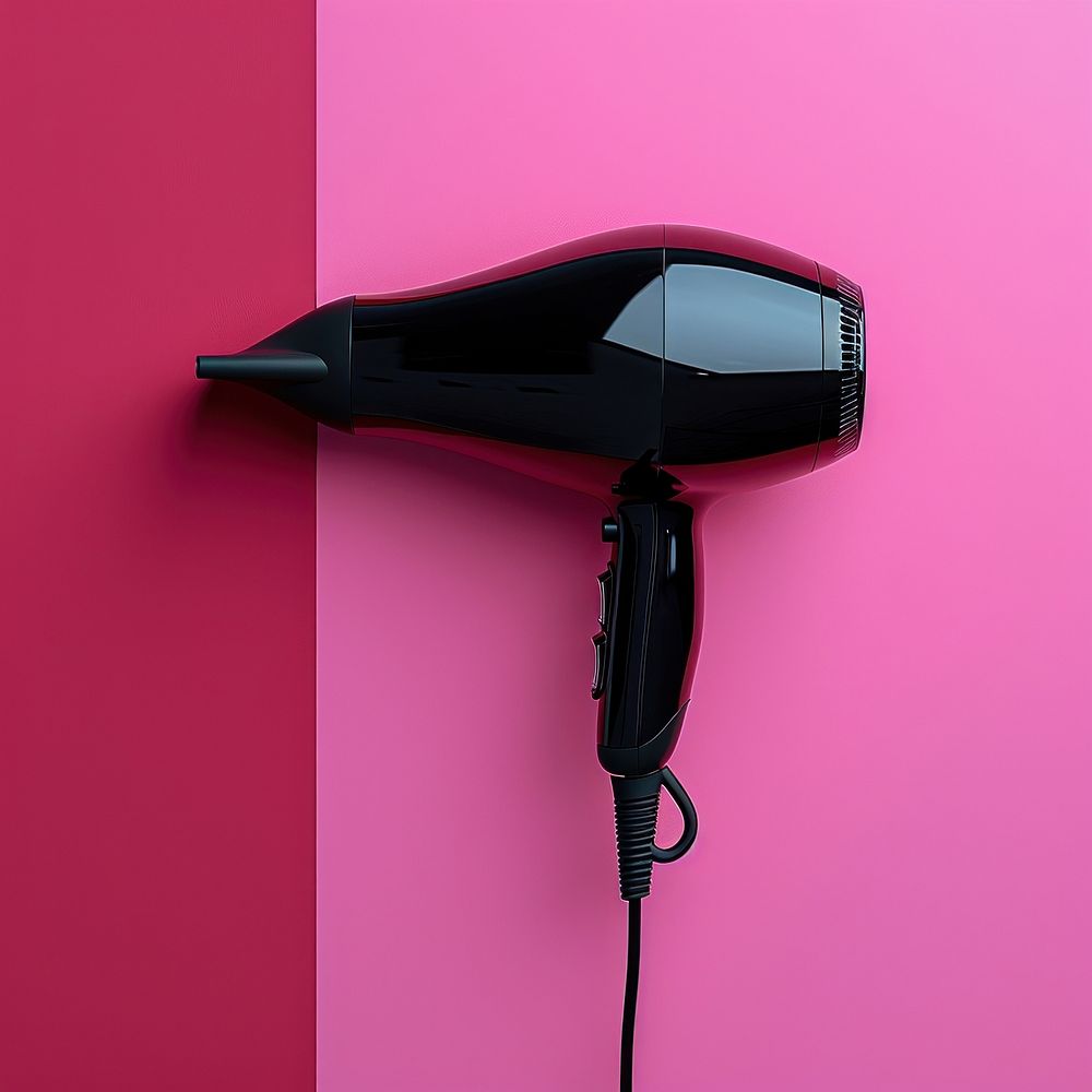 Modern hairdressing dryer technology appliance purple. AI generated Image by rawpixel.