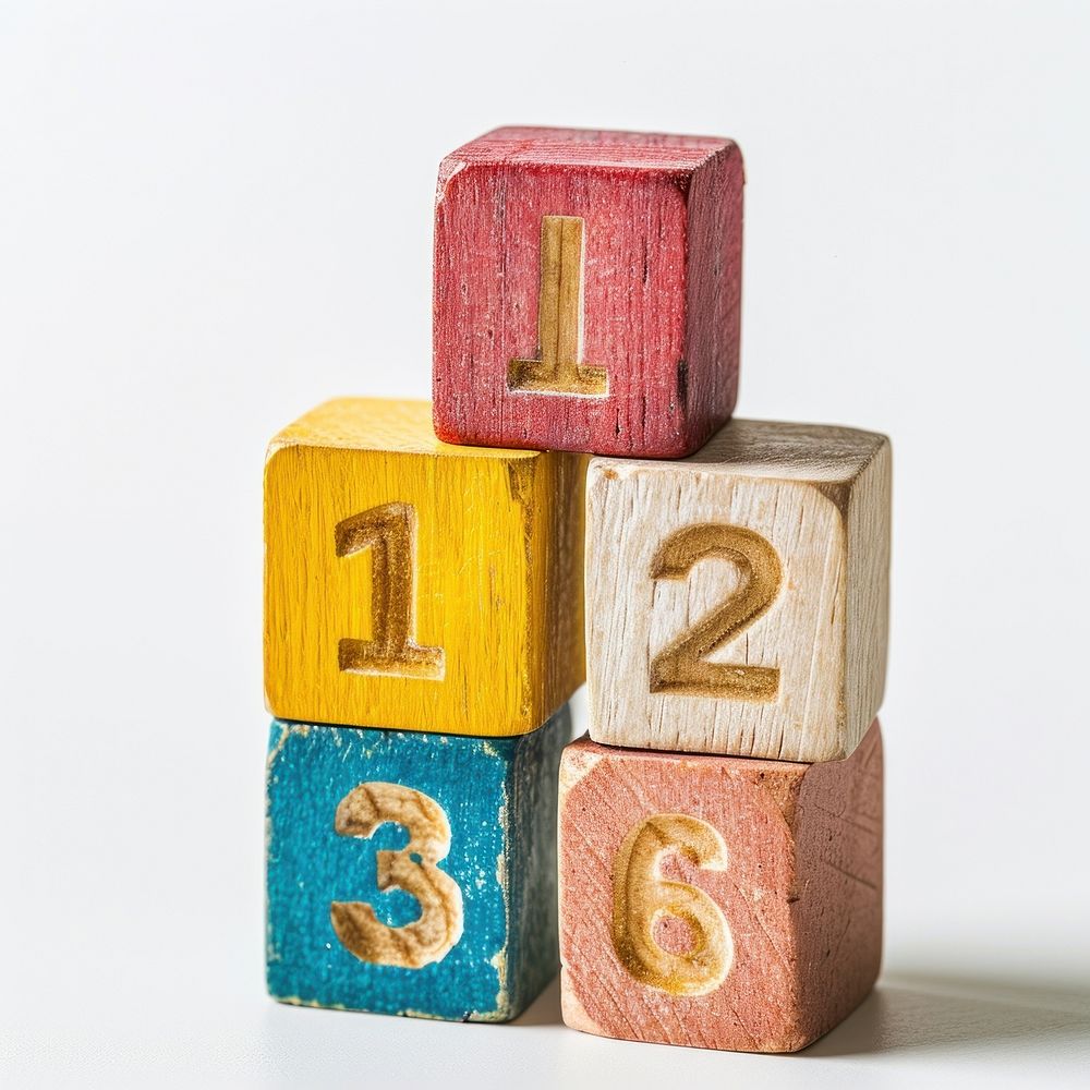 Number block text wood. AI generated Image by rawpixel.