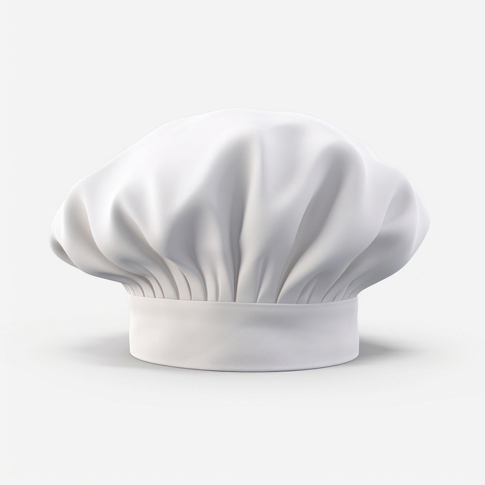 White chef hat white background xiaolongbao simplicity. AI generated Image by rawpixel.