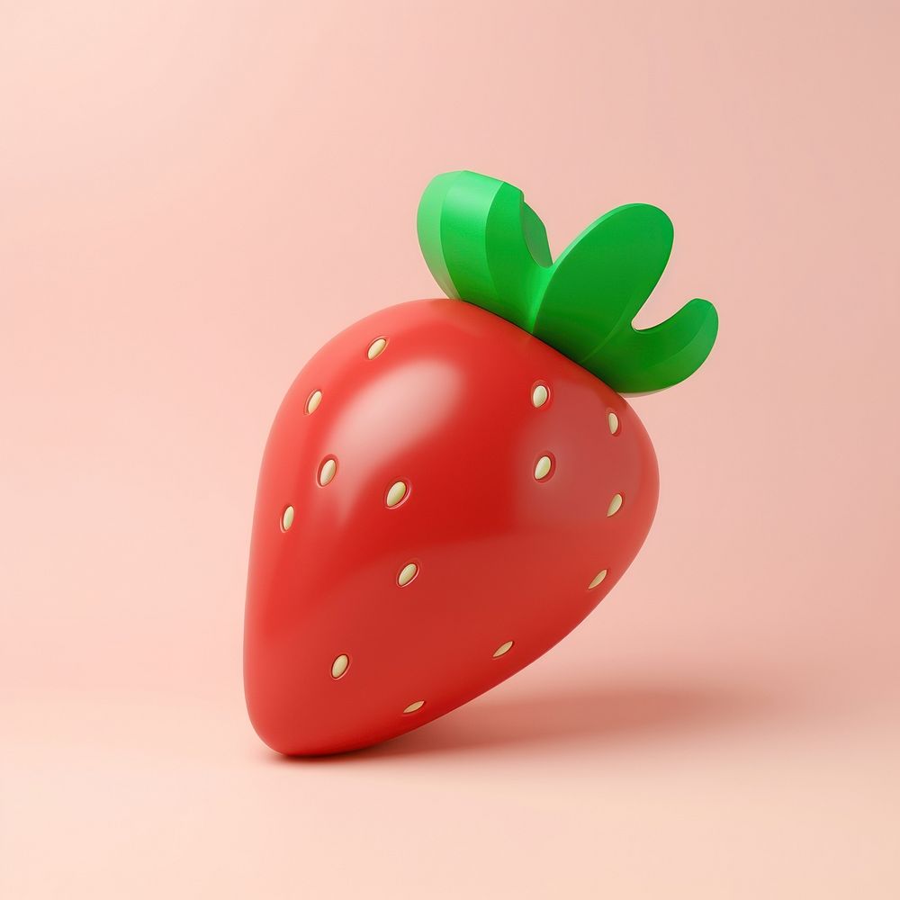 A strawberry fruit plant food.