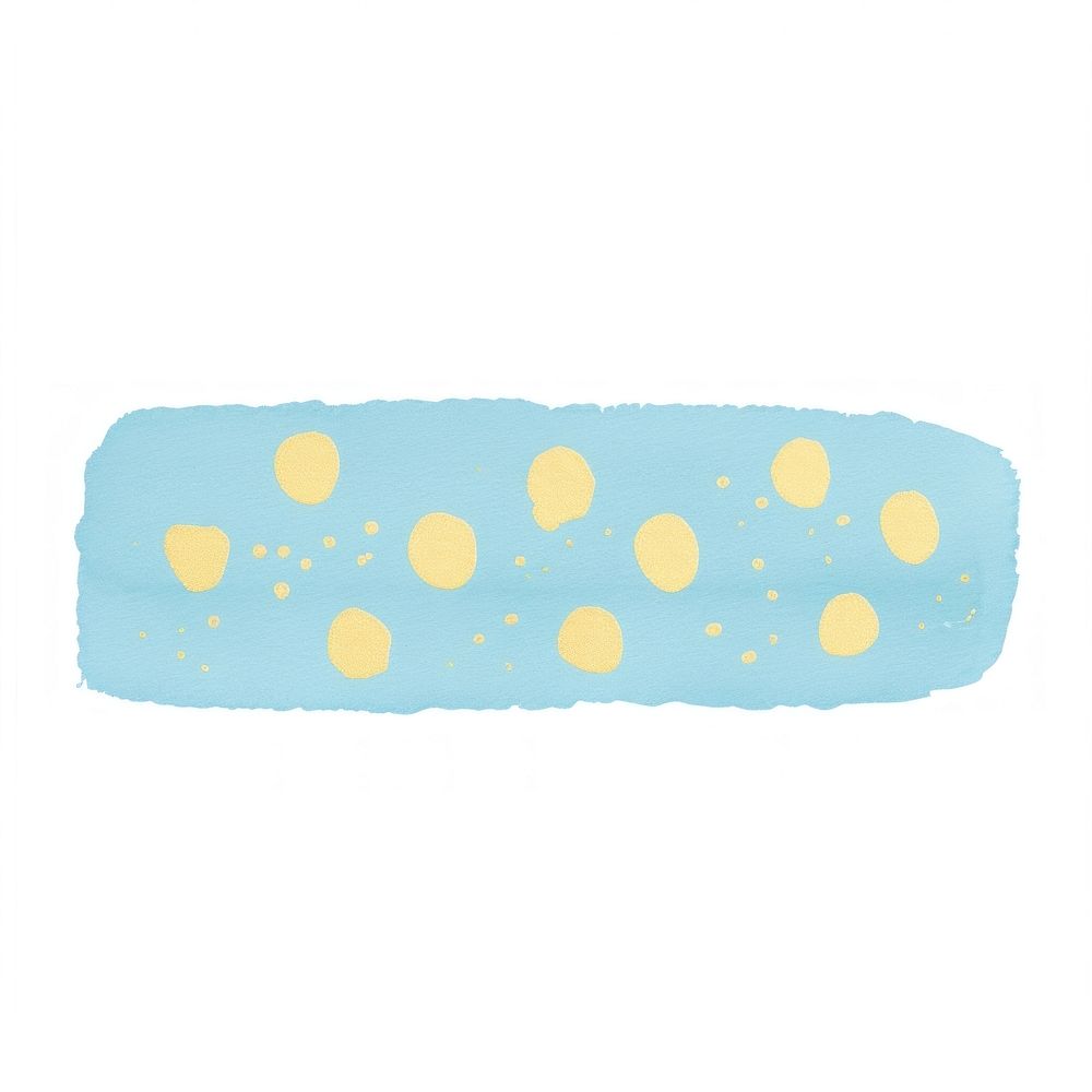 Baby blue on top dot gold glitter pattern white background rectangle.