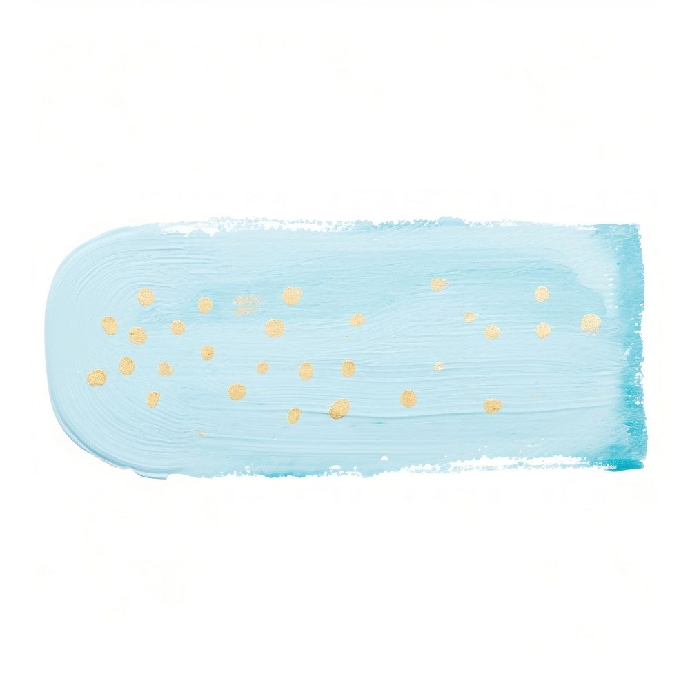 Baby blue on top dot gold glitter white background turquoise rectangle.
