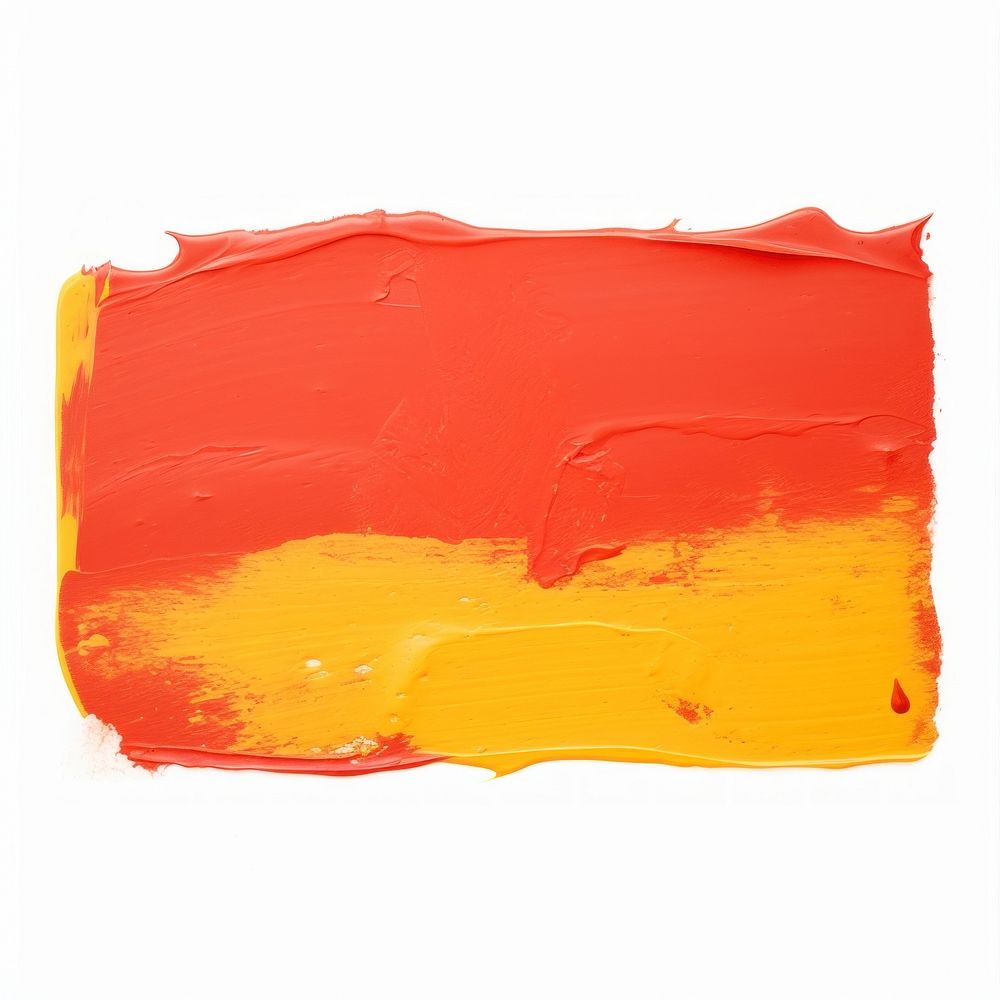 Perfect red mix ochre backgrounds painting white background.