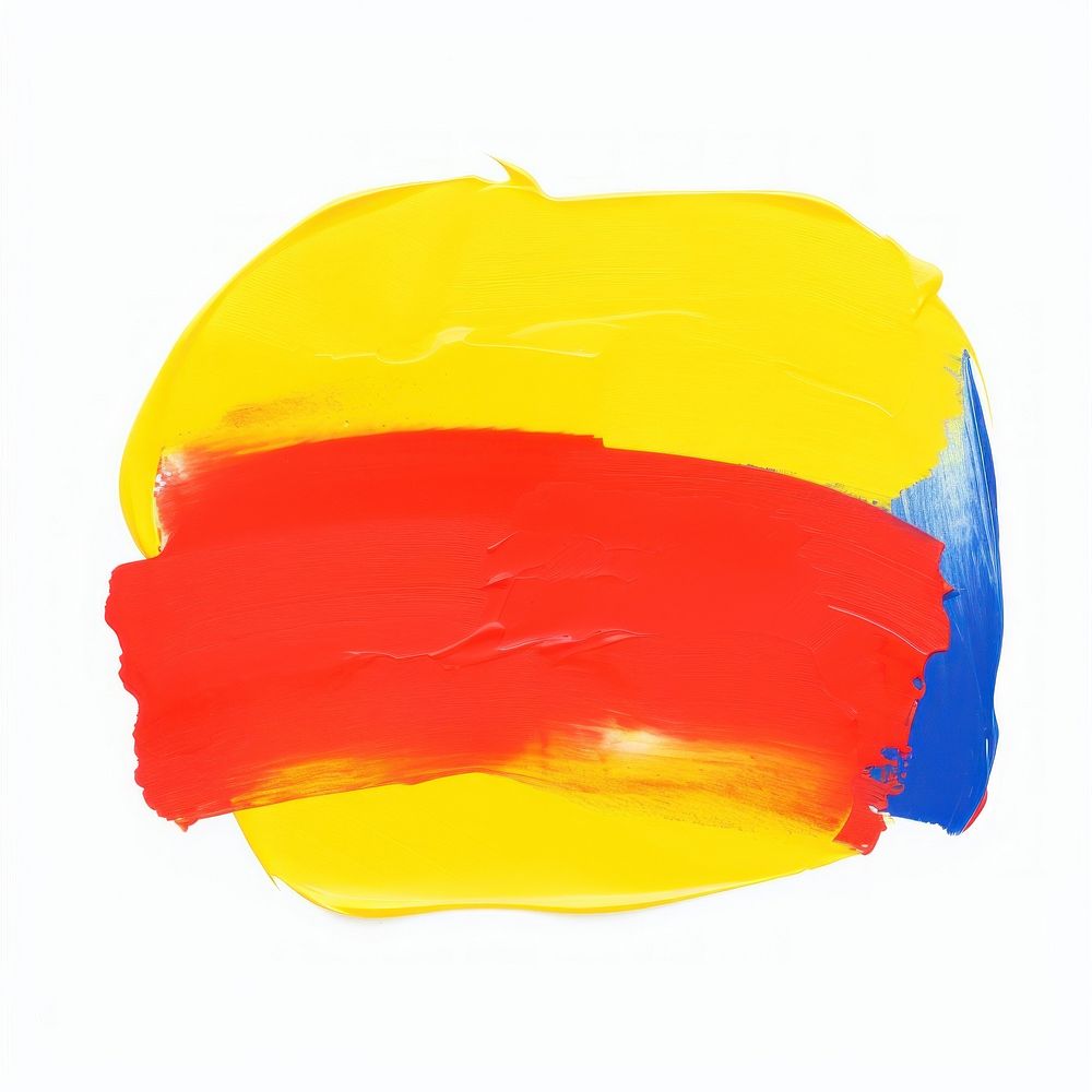 Primary colors with a bold twist backgrounds painting white background.