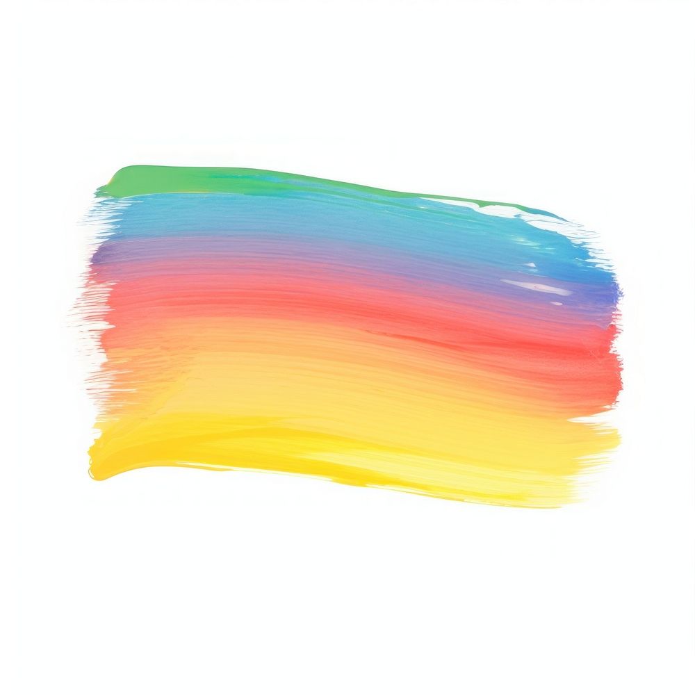 Rainbow backgrounds painting white background.