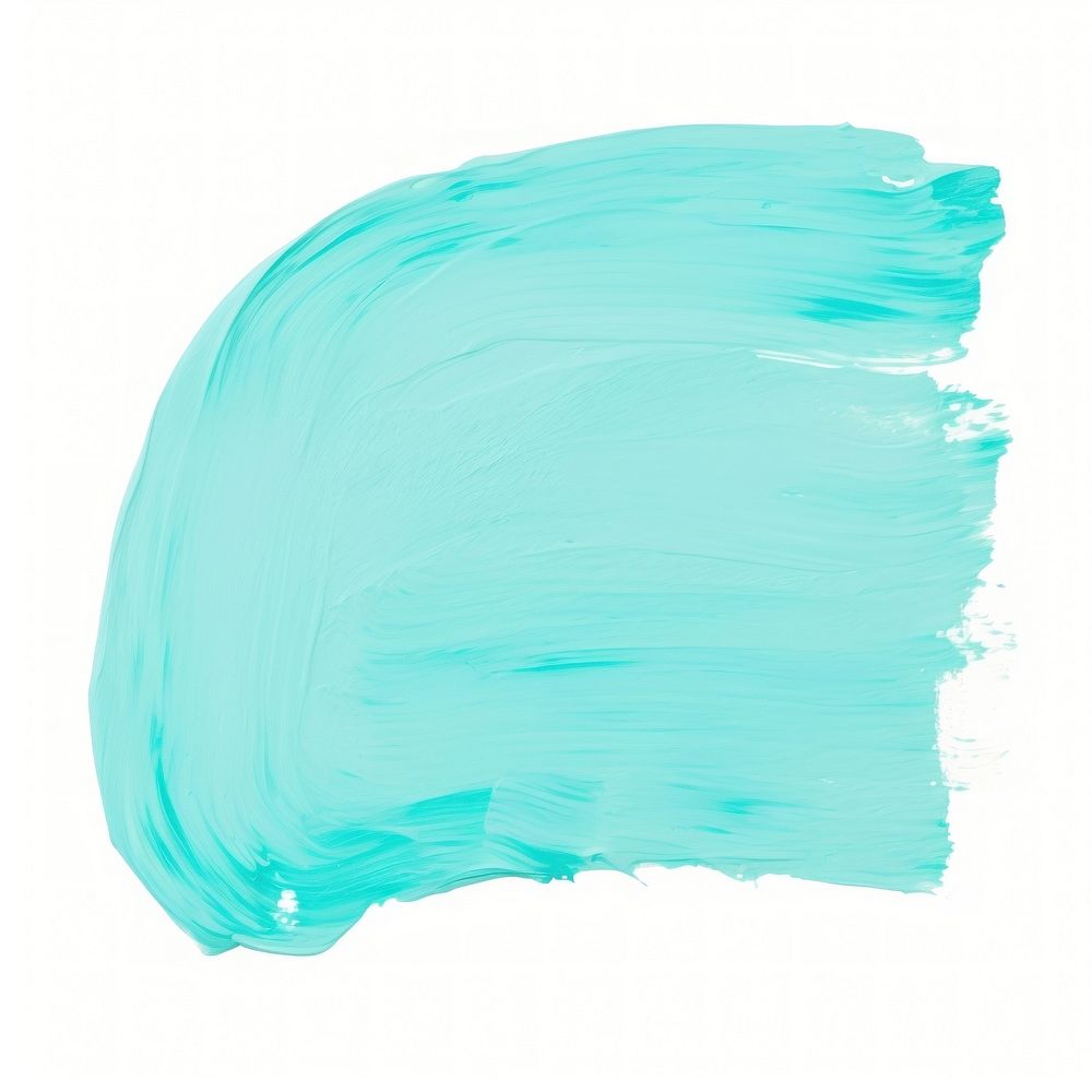 Turquoise abstract shape backgrounds paint brush.