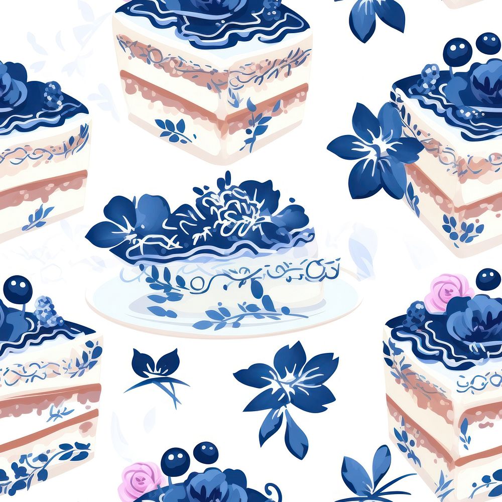 Tile pattern of cake backgrounds porcelain dessert.