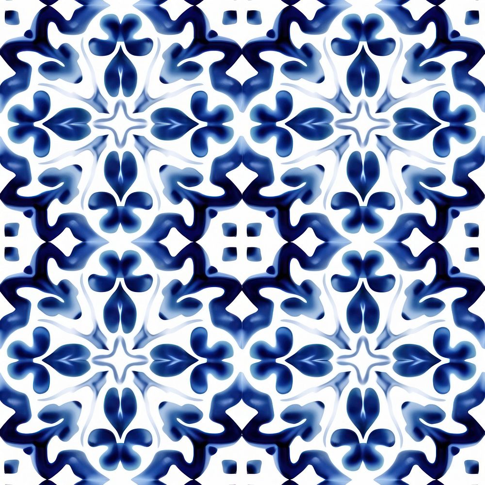Tile pattern of fire backgrounds blue art.