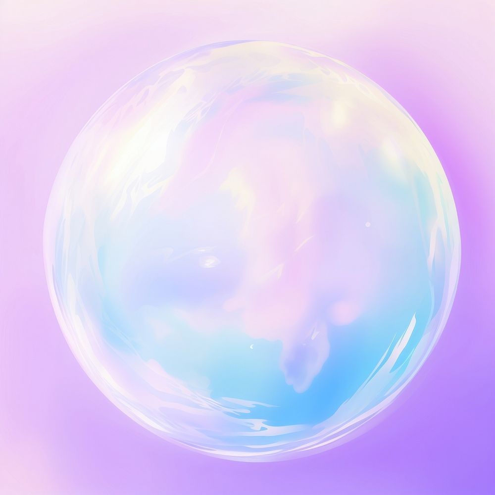 Earth backgrounds sphere bubble.